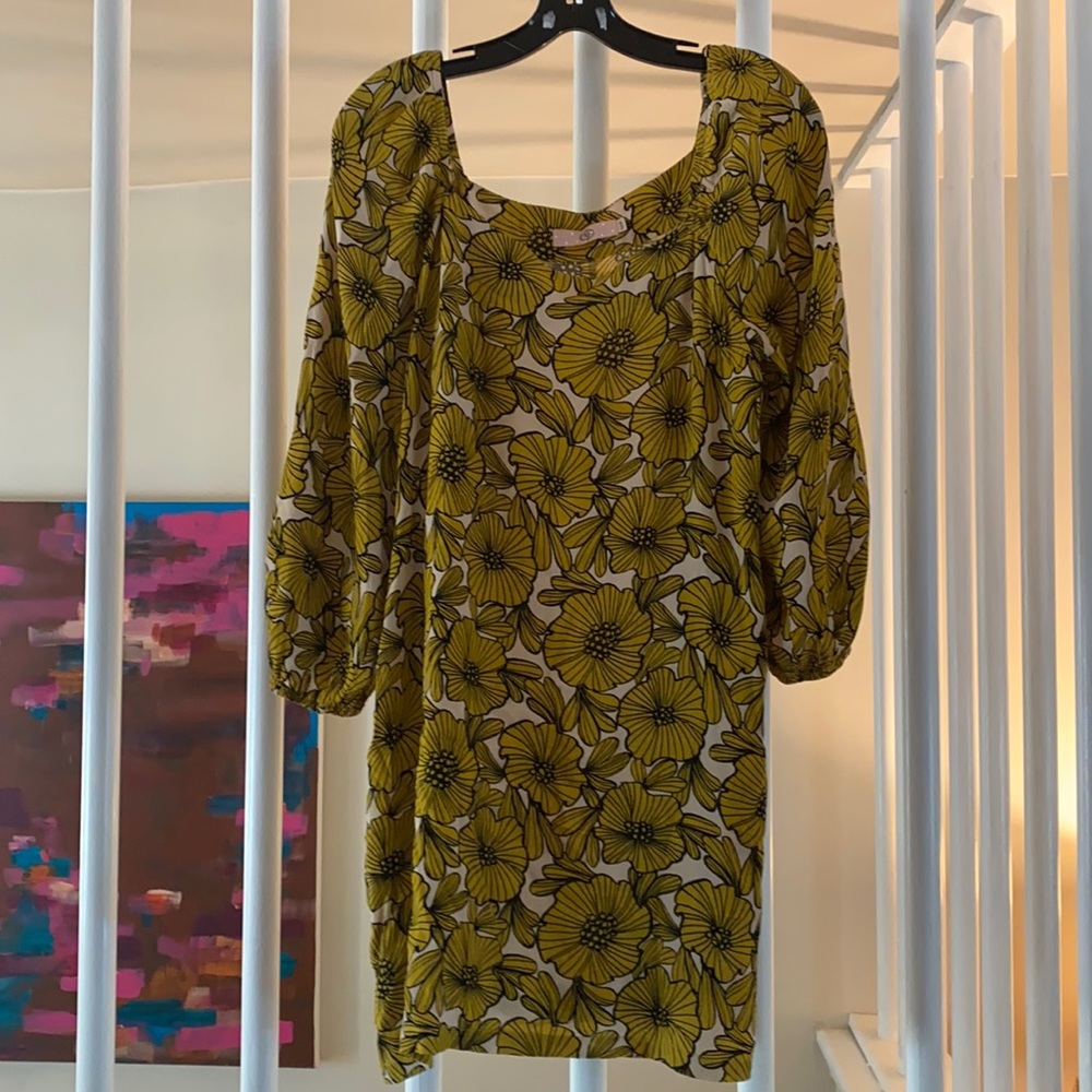 Anthropologie Floral Mini Dress